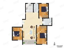 地铁三房,封顶了这个户型,一步到位