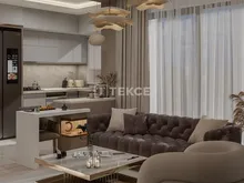 梅尔辛海滩附近的全新公寓