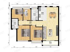 品质小区丨人车分流丨2018年竣工丨近地铁丨景观楼层大四房