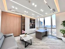 CBD核心 天阶大厦663平 精装遗留带家具9隔间+46工位