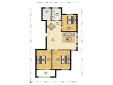 锦绣曙光大三房,采光好, 位置佳