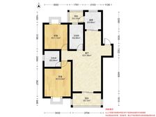 上海豪园 ,南北通两房两厅两卫,黄金3楼