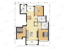 房子高区采光超好,精装自住保养好,一梯一户刷卡房间