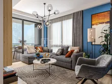 梅尔辛市(Mersin)切斯梅利(?e?meli)海滩附近的