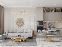 阿拉尼亚(Alanya)带泳池住宅区内的城景公寓