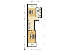 刘美丽推荐您风采里二楼南北通透62.54㎡双阳台85万