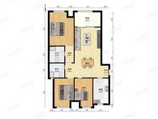 小区中心位置,不靠近马路,房型正气,得房率高