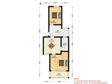 建德花园海棠苑 71平2居 南北向中装修 着急出售