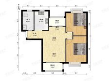 中芯位置不靠路,中高区景观,有钥匙,DU家委托