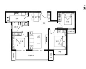 高楼层~采光刺眼~视野好~三室两厅两卫~看房方便