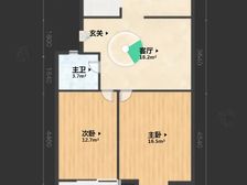 永泰花园2室2厅1卫南朝向190.0万元/套出售