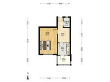 铁路职工分房,市区落戸,三楼 一室,户型佳。40平