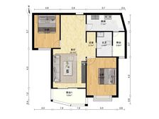 正南国际丽都城2室2厅精装修