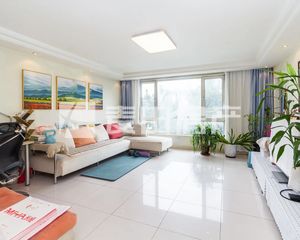 次顶层,正对公园,三面采光