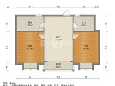 全南户型 2室 清水 景枫嘉苑 80平 诚心出售 价格可议