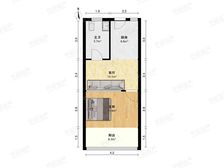 三泾南宅低总价一室一厅,新装修拎包入住,价格可谈看房有钥匙