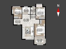 锦绣天地 3室2厅 精装修出售价格可谈