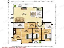 中式风格,主卧朝南,小区中心位置,得房率高,独立电梯