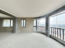 一线湖景 日湖花园,毛坯大平层180平 视野开阔楼层佳