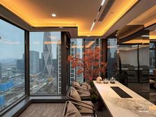 钱江世纪城甲级写字楼300平带办公桌椅出租