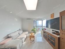 美景东方三期东南向双卫两居室高楼层拎包入住