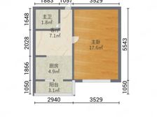 万新村 地铁上盖 五楼阳面 37.53平米 34万 过5年