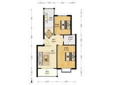 南北通透浦发绿城750弄小区2室2厅