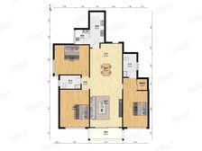 东方剑桥高区飞机户型 精装修可拎包入住