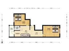 市区落戸 容彩里 私产两室 两室加厅 满五年 非顶层