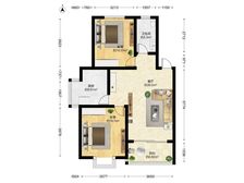 泰宸苑二期 90.02平2居 黄金楼层,看房随时