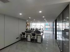 成熟楼盘渝高未来大厦218平精装办公室出租户型方正