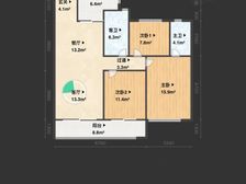 江来上府3室2厅2卫南朝向338.0万元/套出售