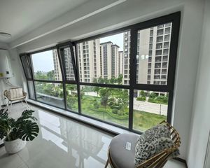双阳台落地窗精装修三室好楼层H户型中港城和园现房小区环境优美