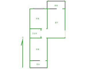 万博二医院附近棉纺十栋楼2室 非顶