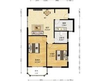 地铁上盖 电梯朝南两房 带固定车位 房东已买急卖 性价比高