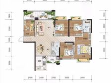 江南区中药港附近 美兰国际城 毛坯4房2厅140平仅售55万