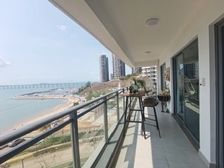 一线看海 依山伴海 精装现房 楼下就是沙滩 融创海湾半岛