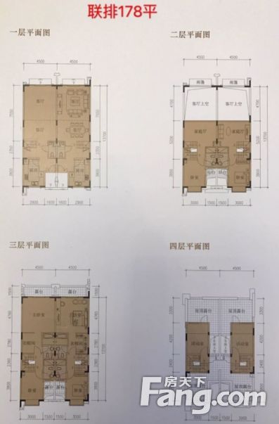 金山名邸别墅户型图图片