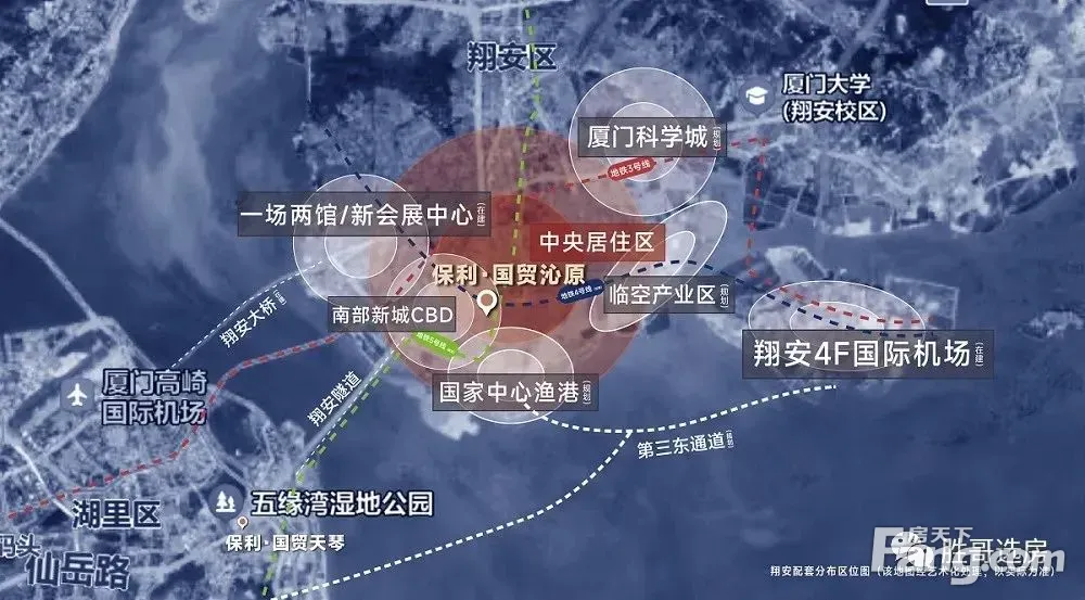 {保利国贸沁原}翔安南部新城 66-99 ㎡ 送车位