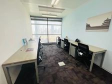 珠江新城小型办公室珠江城大厦 侨鑫联合办公带家具马上上班