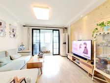 荷花苑>高档社区-精品南北通2房2厅,黄金楼层,楼下固定车位