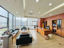 免佣!落地玻璃高层景观 天安总部350平方 新装修 拎包办公