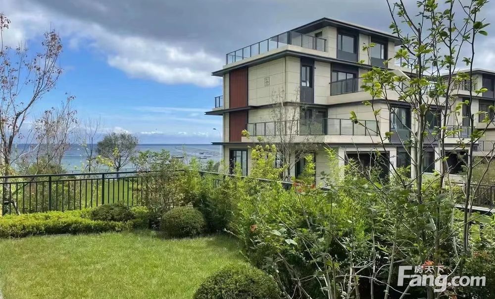华发山庄 海景下叠拼别墅 高新区地铁沿线 160米售132万,大连旅顺口