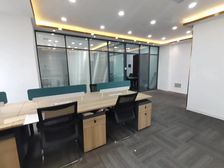 CBD世贸大厦150平3房间,精装落地窗,5号线众意西路站