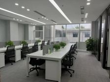 纯写字楼难得一见 万达广场紧邻地铁,精装修带家具,免租3月