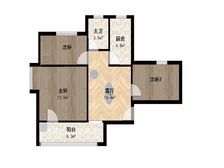 11号地铁口3房全明,公房税少,近商场新达汇,安静不临街