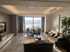 姚江湾,202平大平层7楼,现代风格精装修,一线江景房!!