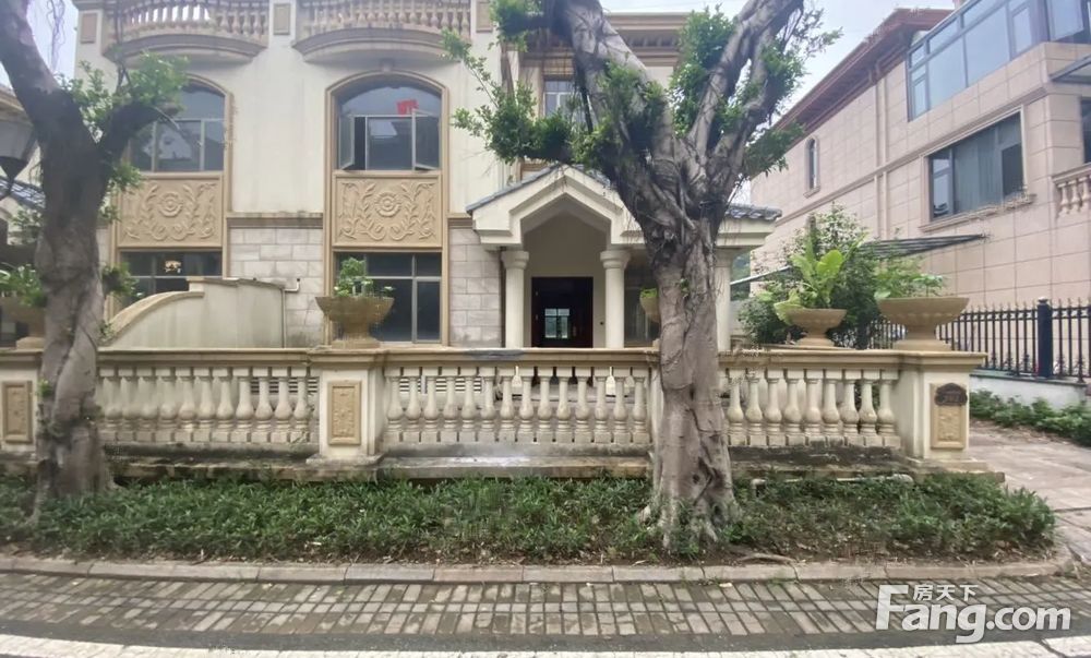 双拼4层 490方 卖510万 花园大,江门蓬江区滨江新区珠江御景山庄别墅