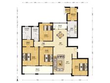 天域东区:金鸡湖湖景大四室,带入户花园,城市景观一览,有學区