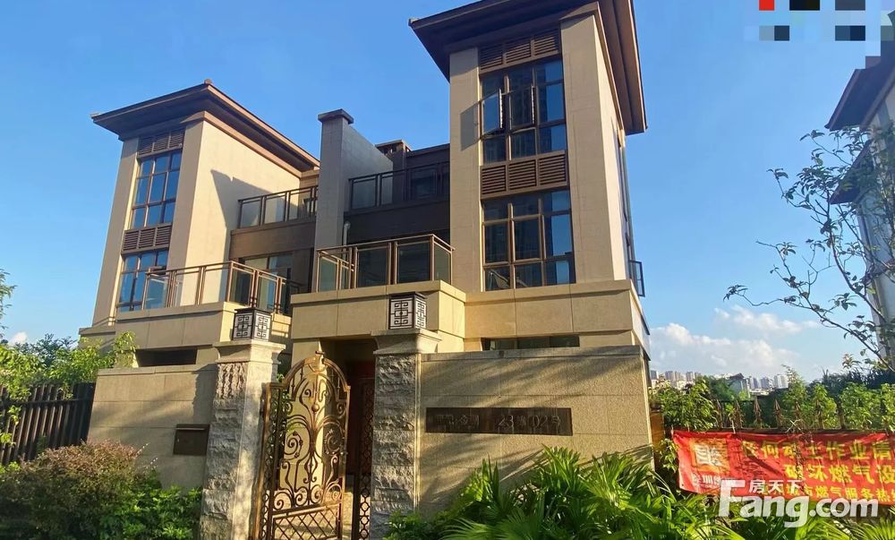 临公园前排双拼31栋世纪金湖花园别墅看房随时680万